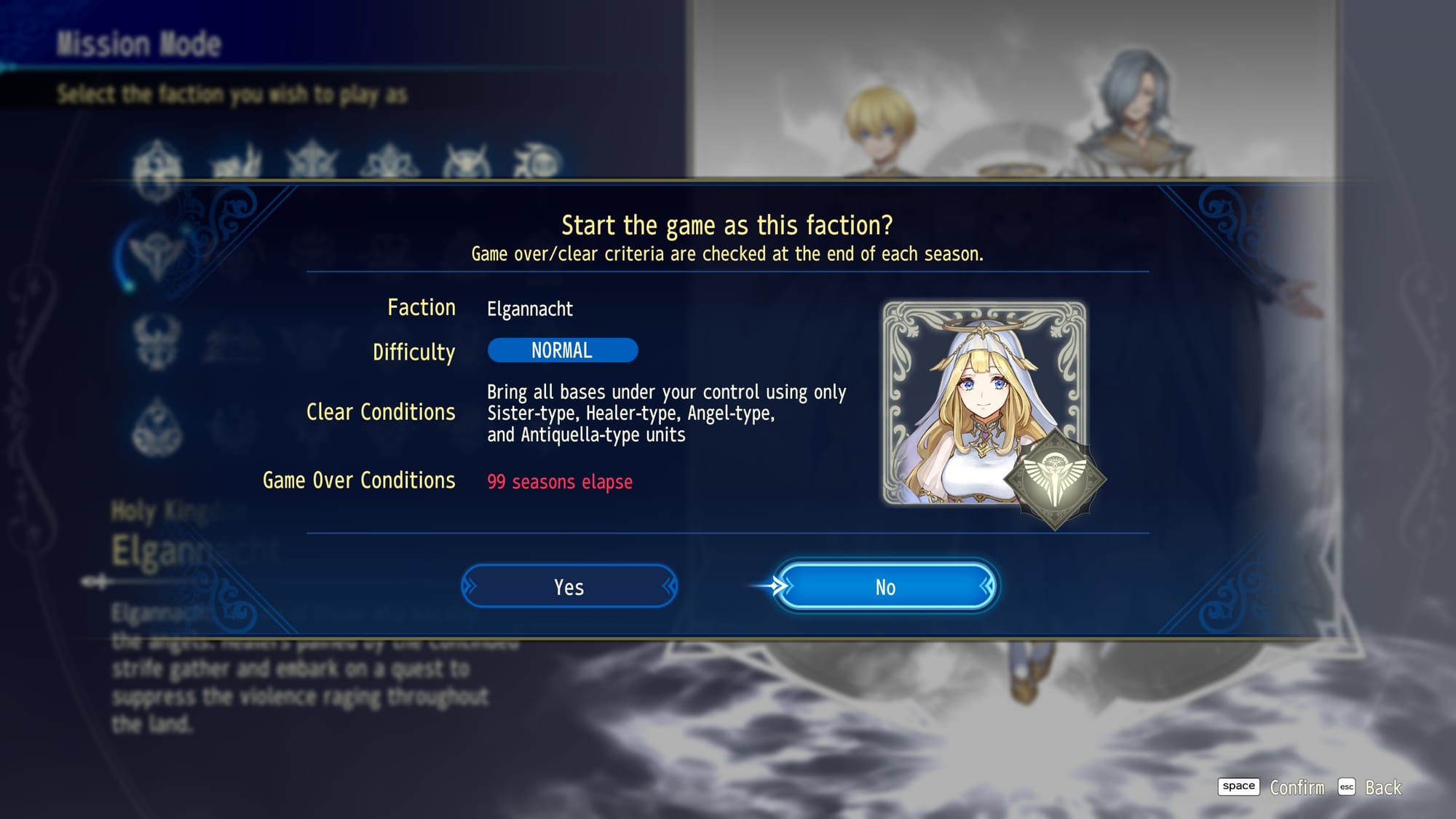 Mission Mode offers unique goals for each of the 24 factions