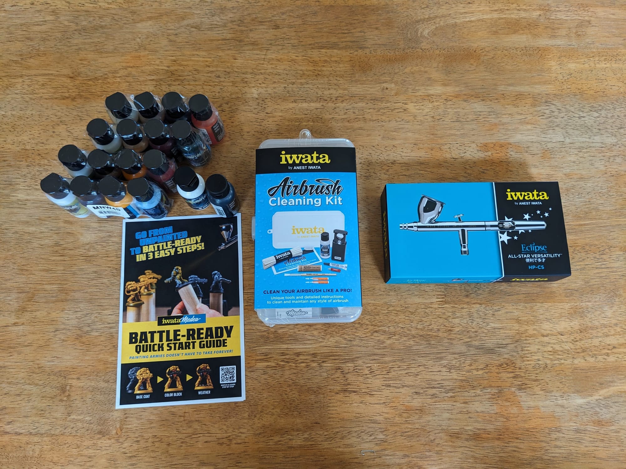 Iwata Airbrush Cleaning Kit NuWorlds Paints