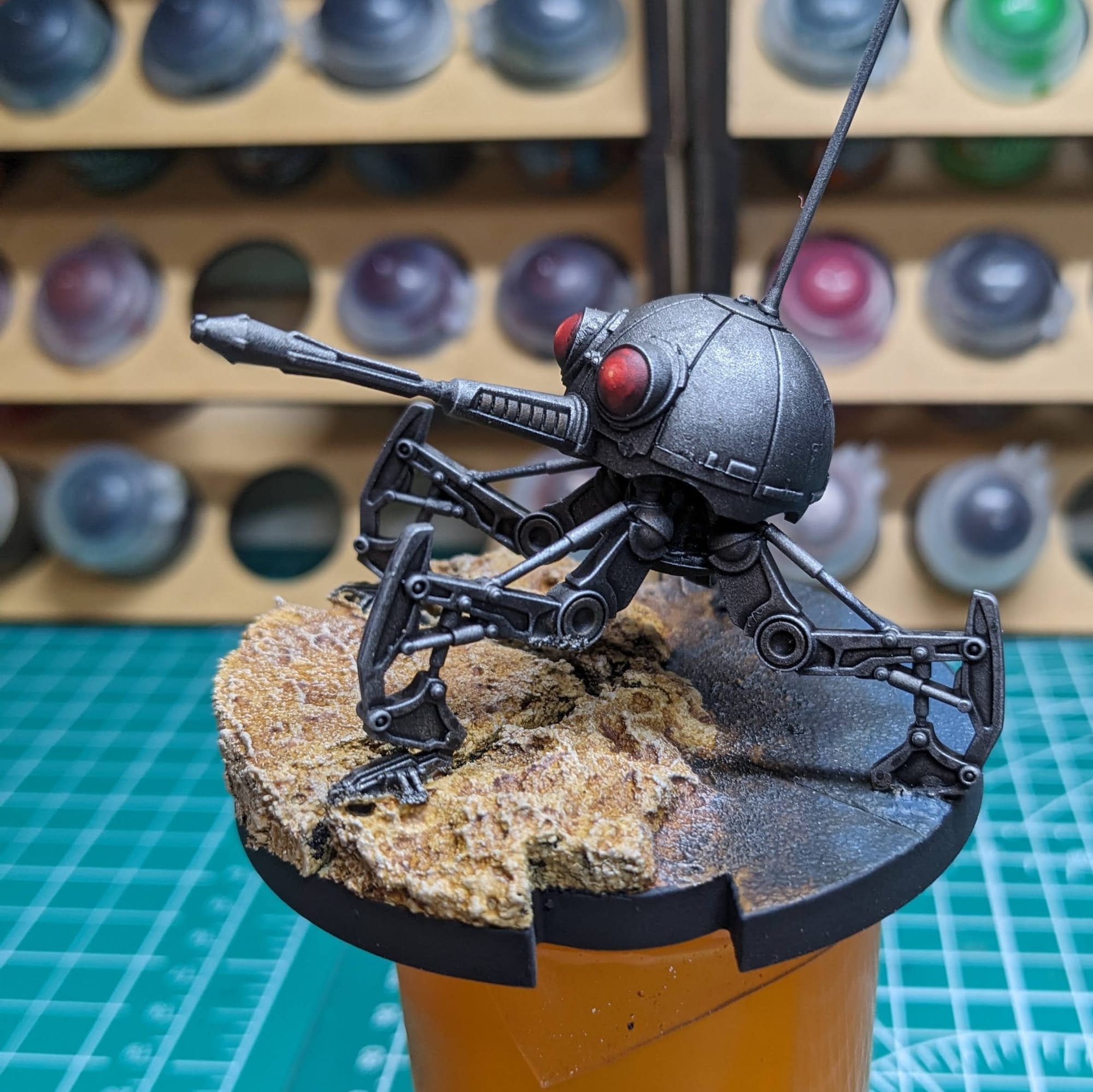 Drybrushing Sand