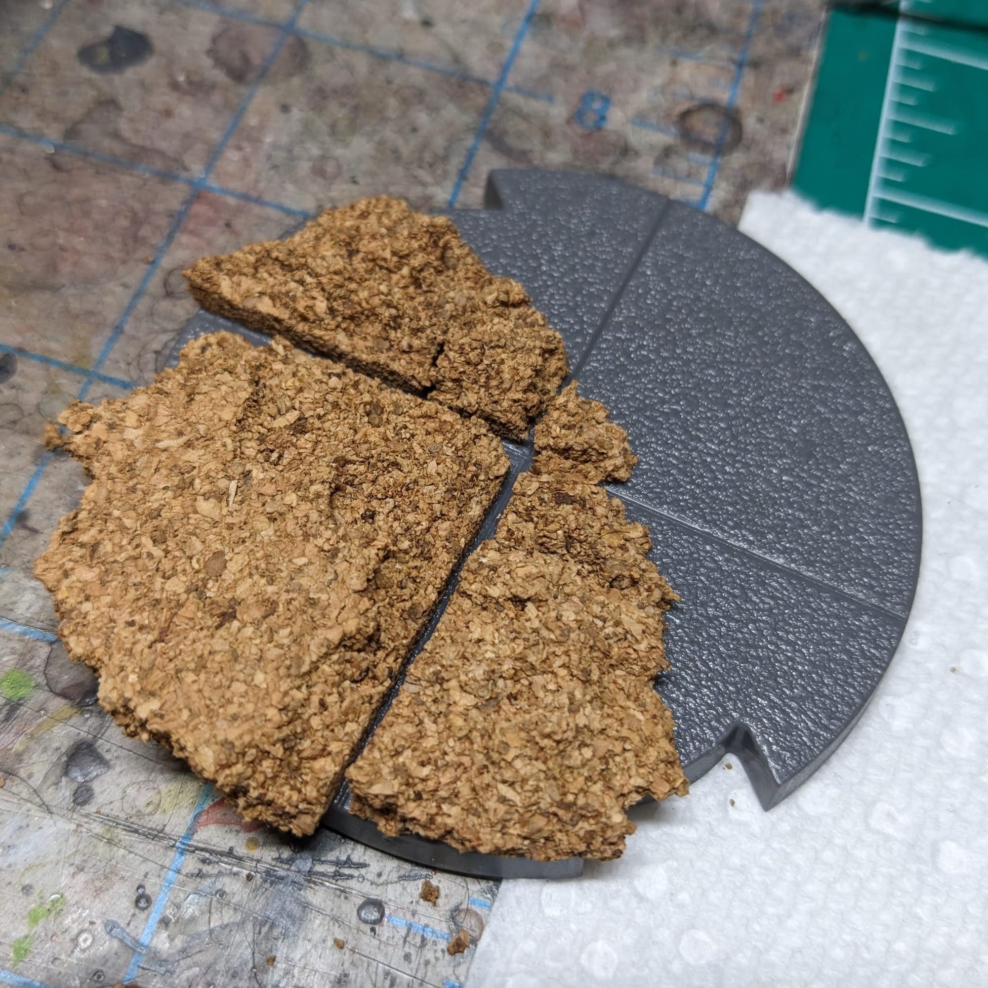 Corkboard Basing for Miniatures