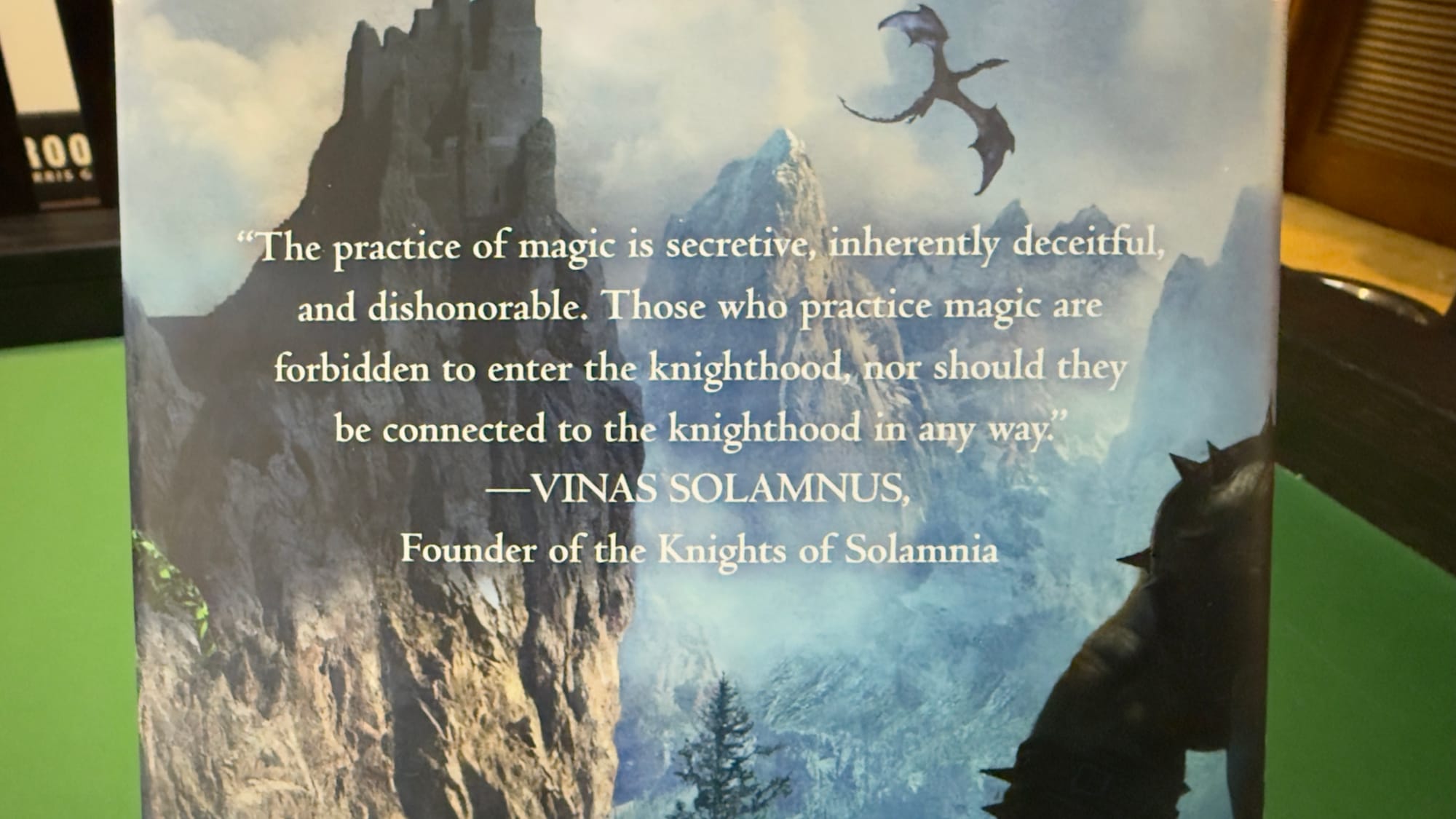 Back of the book