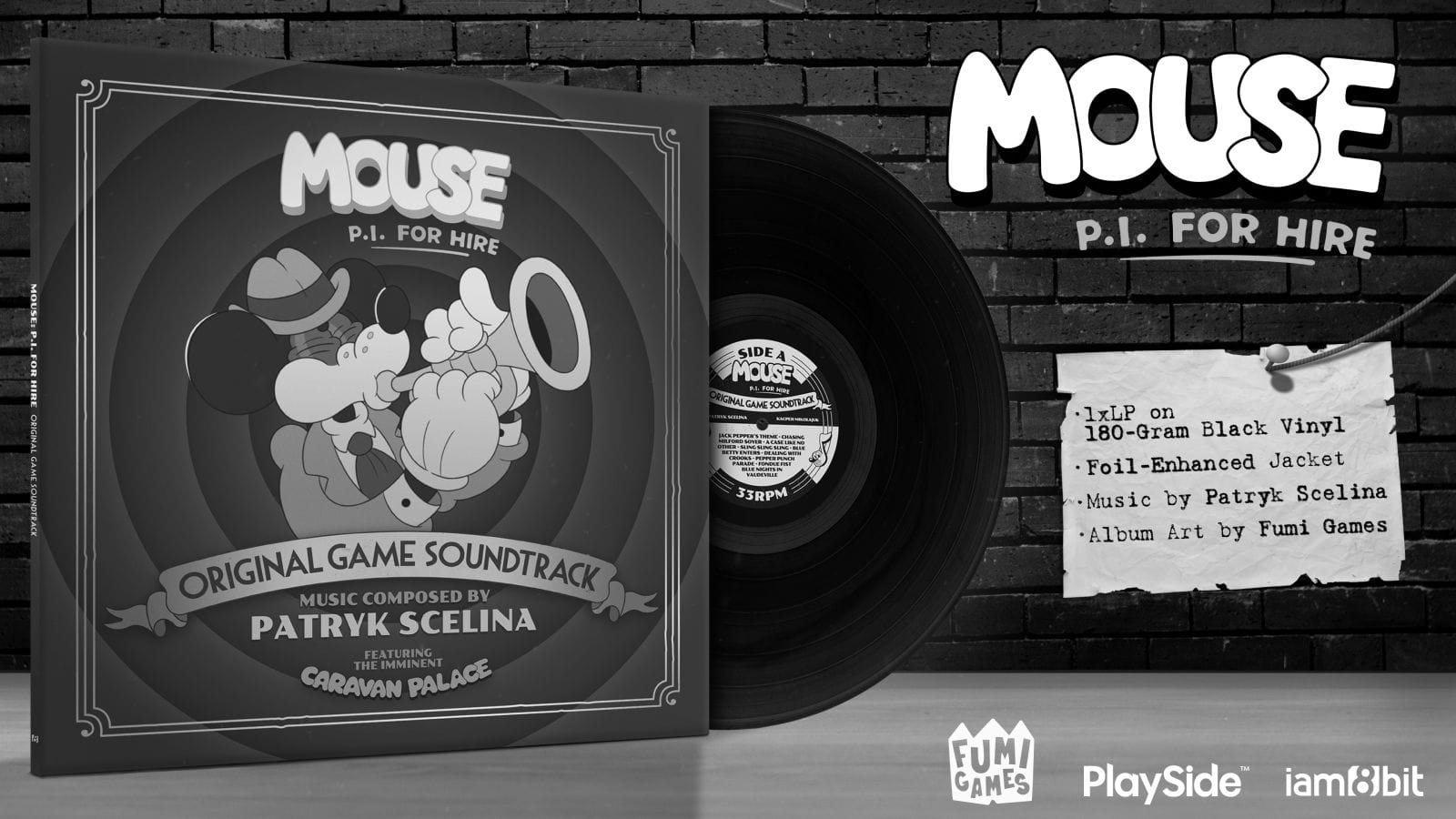 MOUSE: P.I. For Hire's vinyl LP is back