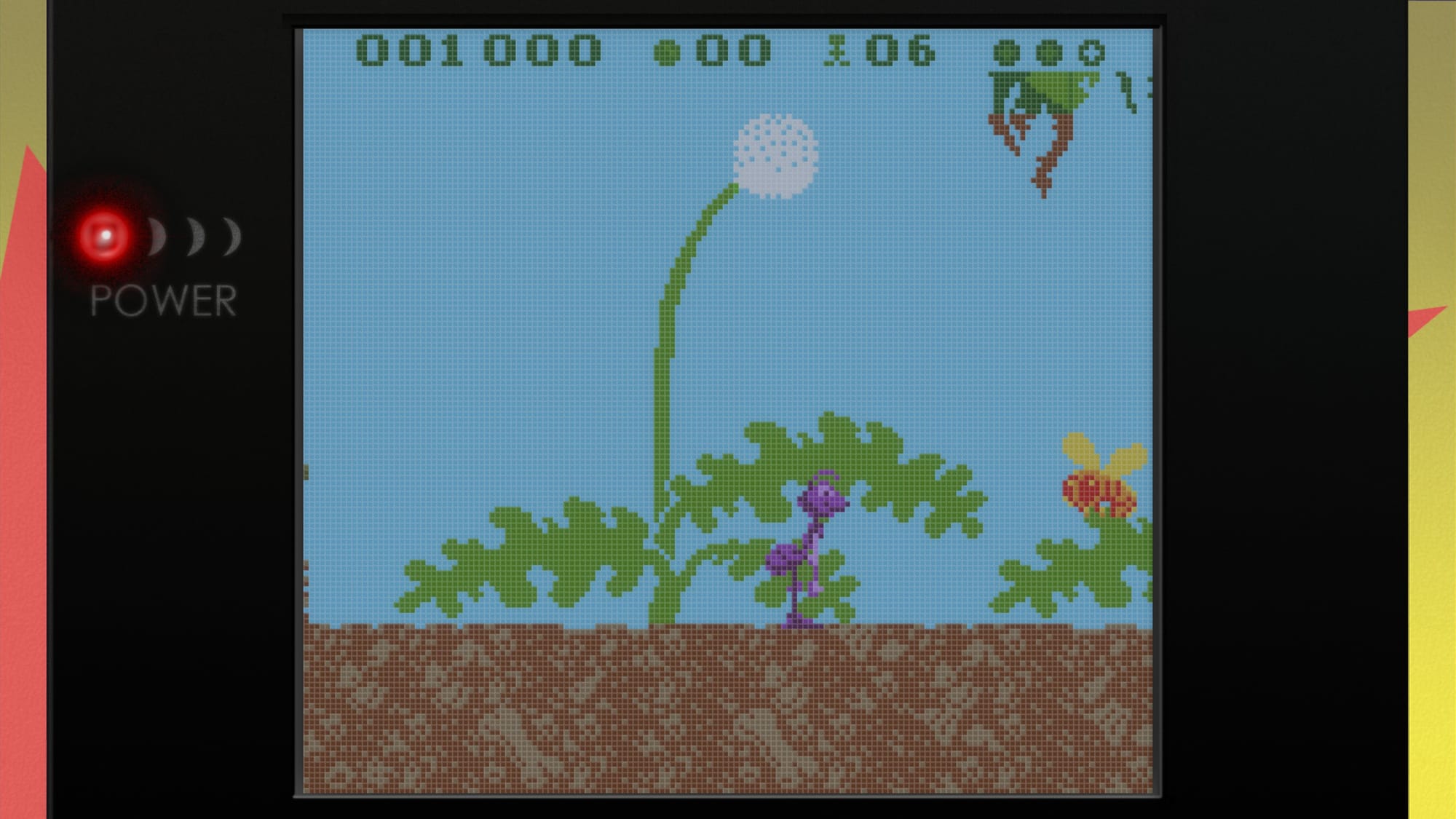 The first level of A Bug's Life on Game Boy Color