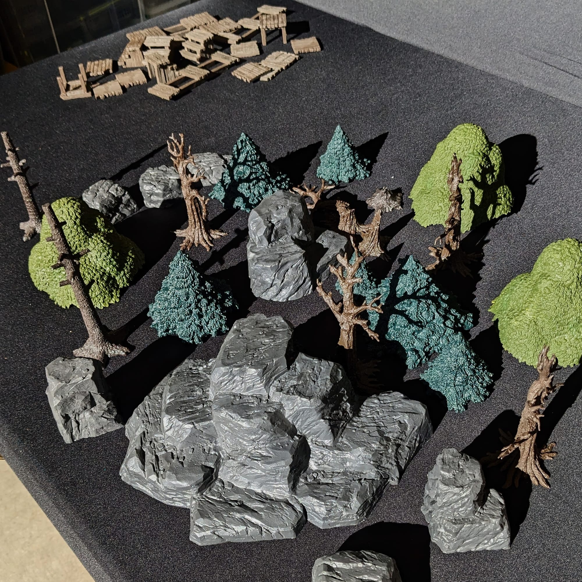Unpainted and Unprimed Monster Scenery Terrain