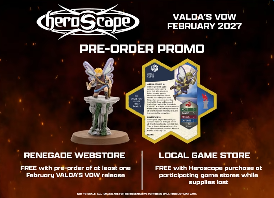 Heroscape Cupid Promotional Figure