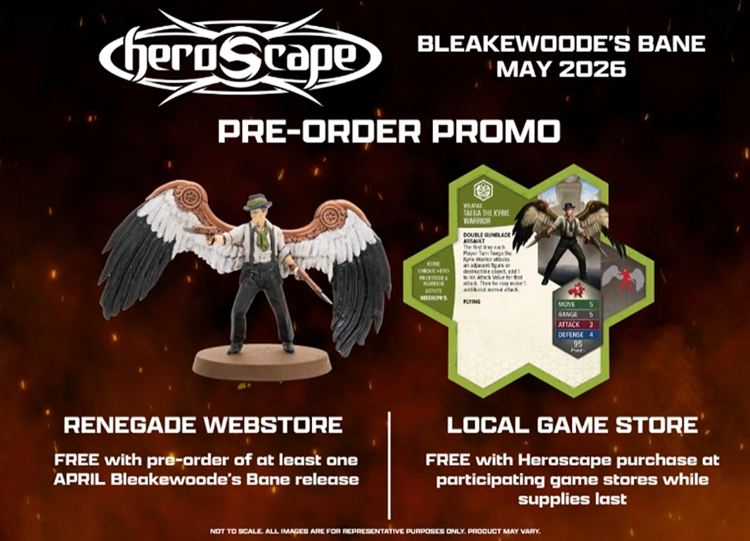 Heroscape Taega the Kyrie Warrior Promotional Figure