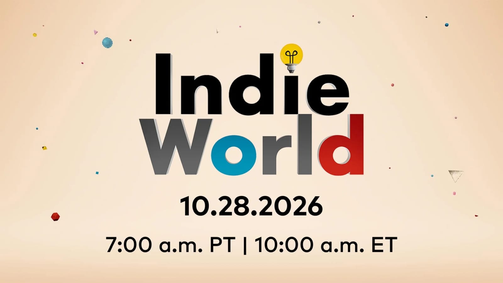 Get ready for even more games with a Nintendo Indie World Showcase
