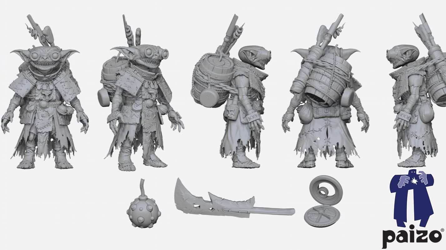 Paizo and Harvinger Studios announce 1/12-scale action figure