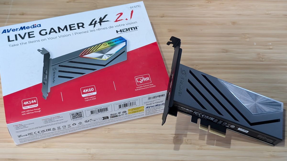 【yuki】AVerMedia LIVE GAMER 4K 2.1 AVerMedia | Premier HDMI 2.1 PCIe Capture Card | Live Gamer 4K 2.1
