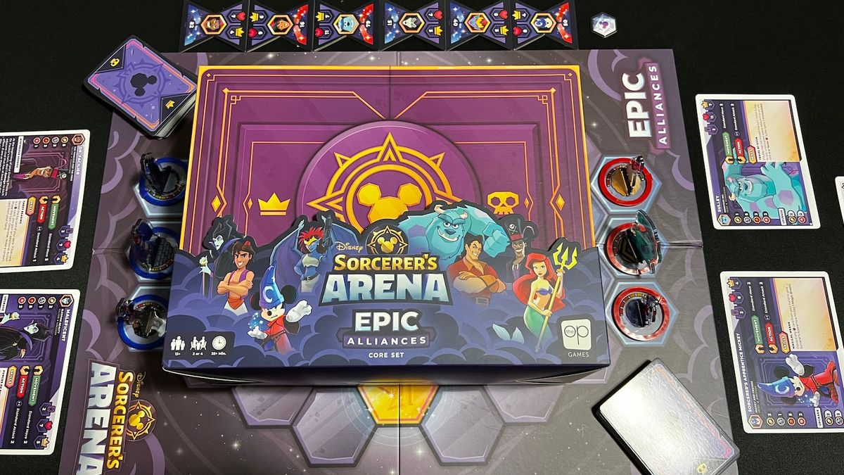 Disney Sorcerers Arena: Epic Alliances Core Set review Take a phone app and turn it into a better board game = Disney Magic! Disney Sorcerers Arena: Epic Alliances Core Set review Take a phone app and turn it into a better board game = Disney Magic!