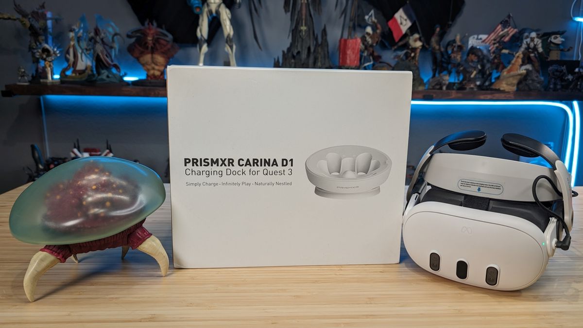 PrismXR Carina D1 Charging Dock for Quest 3 review — finally