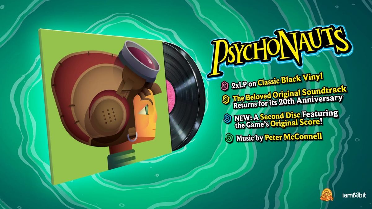 iam8bit and Double Fine announce Psychonauts 2xLP (20th
