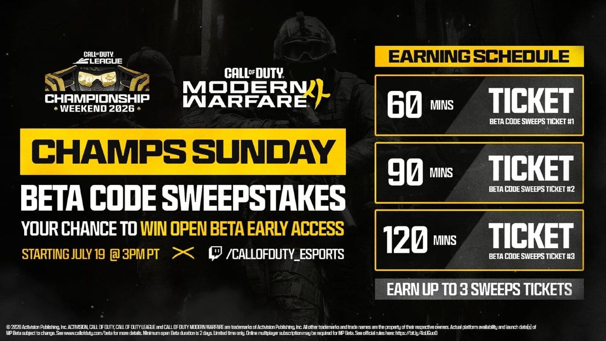 COD Champs is here: How to watch and get rewarded