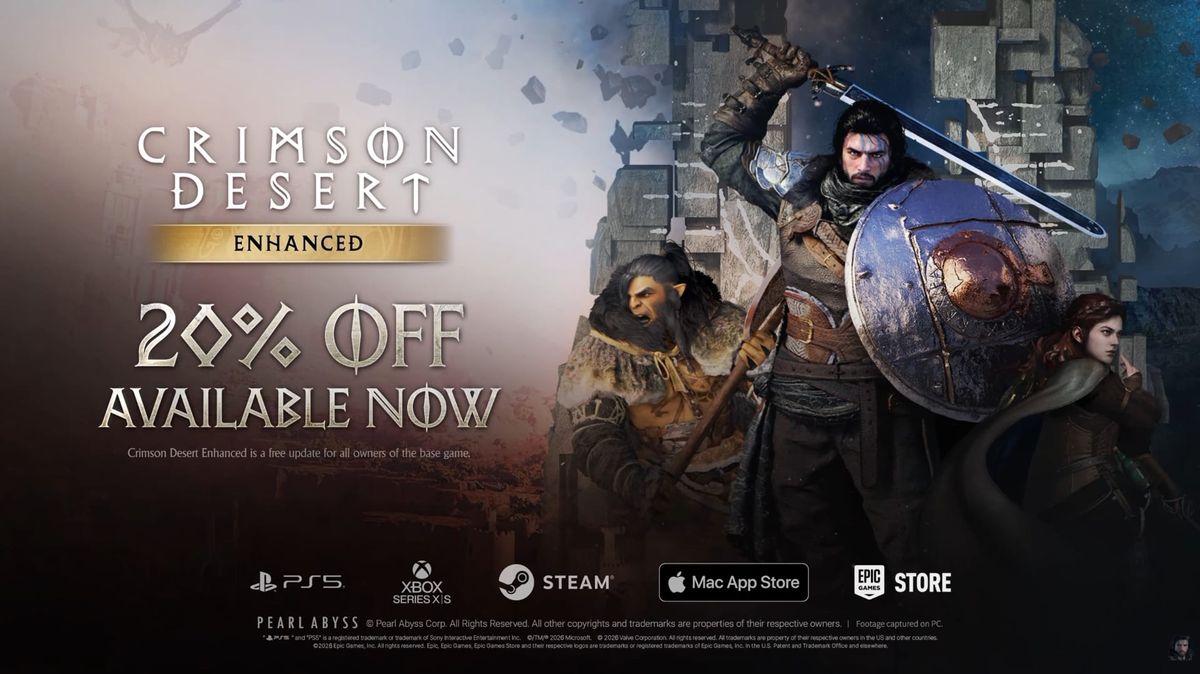 Crimson Desert Announces Discount, Enhanced Version