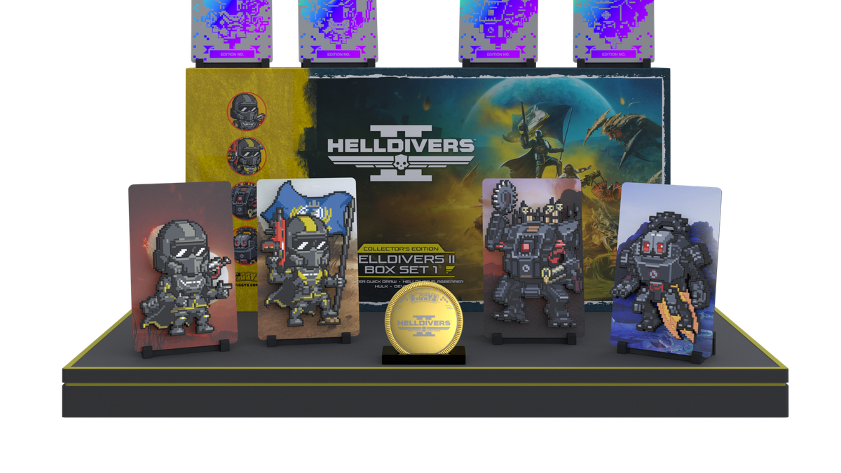 FiGGYZ turns four HELLDIVERS 2 favorites into pixel-art collectibles