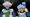 Maki and Omura in space suits