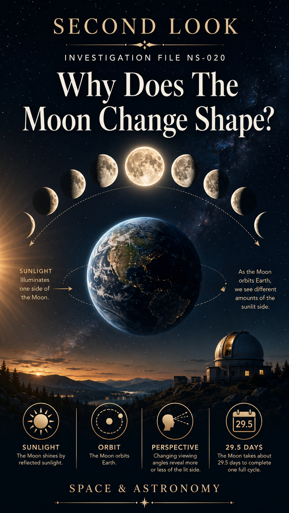 Why Does The Moon Change Shape?