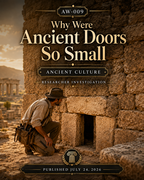 Why Were Ancient Doors So Small