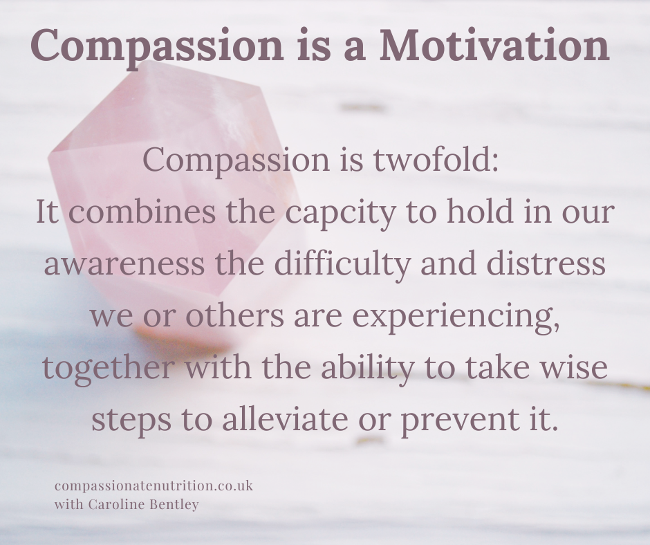 Compassion is a Motivation