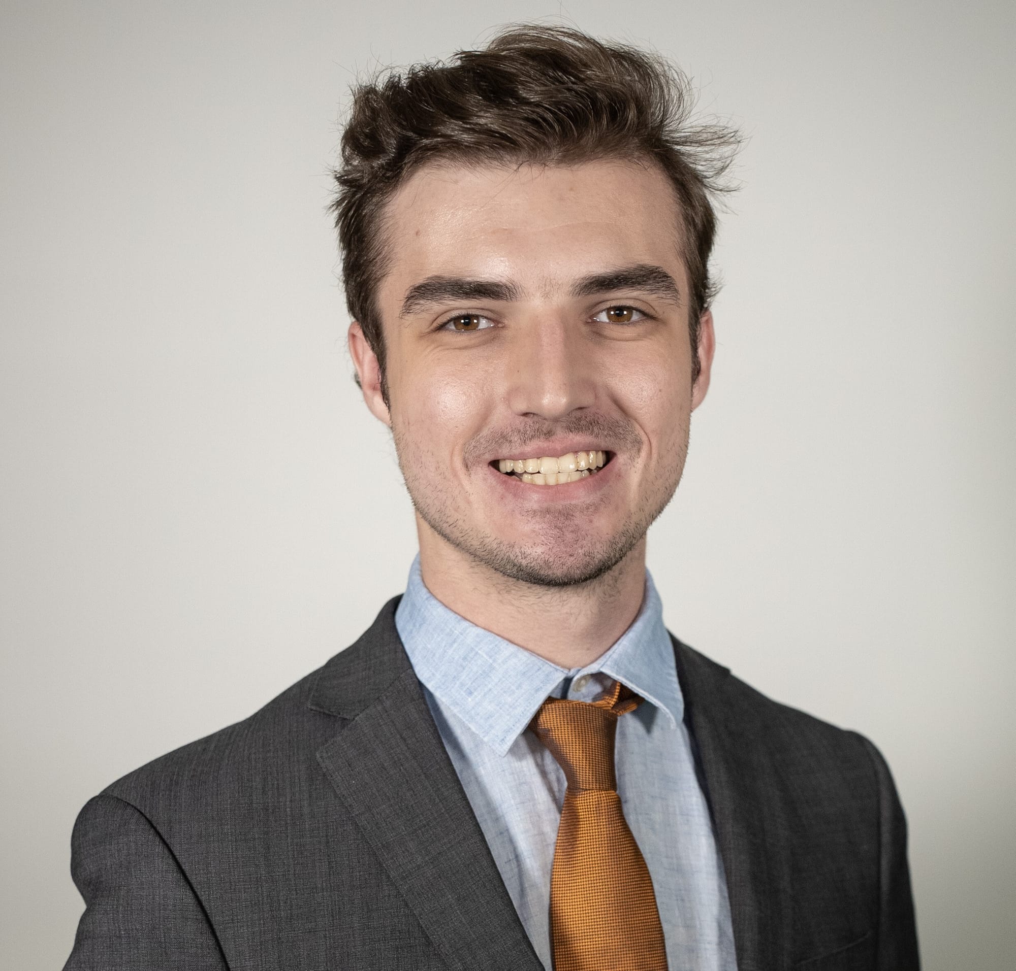 headshot of a young man