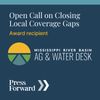 Mississippi River Basin Ag & Water Desk wins $100,000 grant from Press Forward