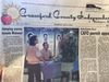 The front page of the Crawford County (Wisconsin) Independent on July 21, 2022, featuring a story about invasive jumping worm