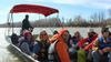 Desk journalists and students hit the water 