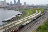 The recently approved merger between rail lines Canadian Pacific and Kansas City Southern, which will connect Canadian oil