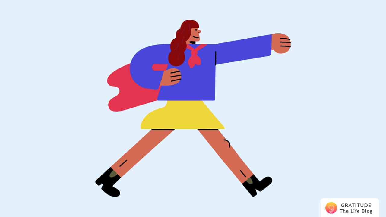 This is an image of a successful and confident woman
