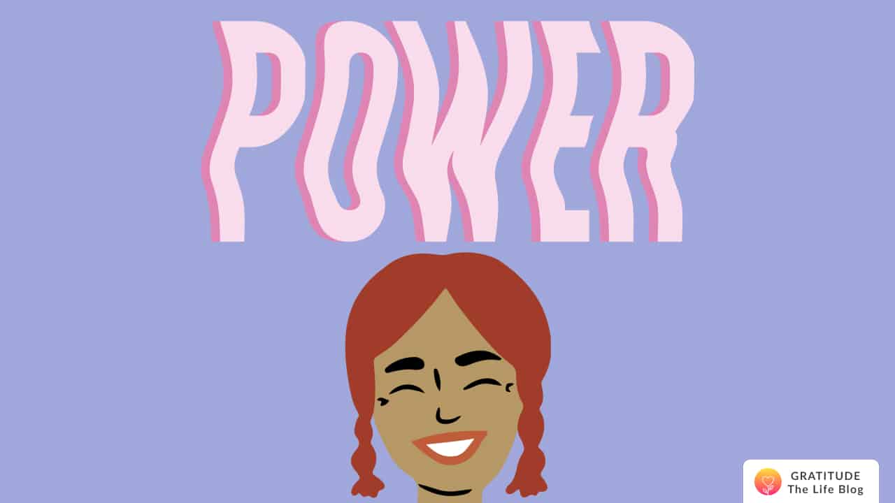 This is an image with a woman aware of her worth and power