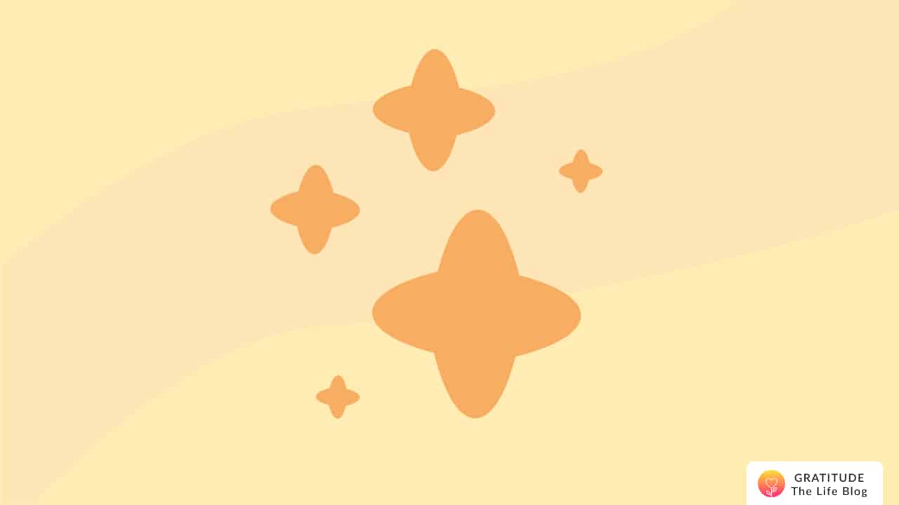 Illustration with sparkles