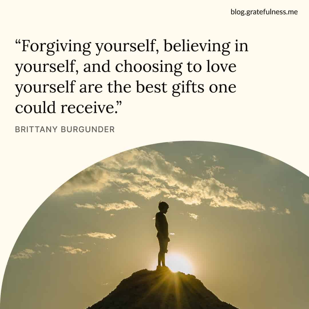 Image with forgiveness quote by Brittany Burgunder