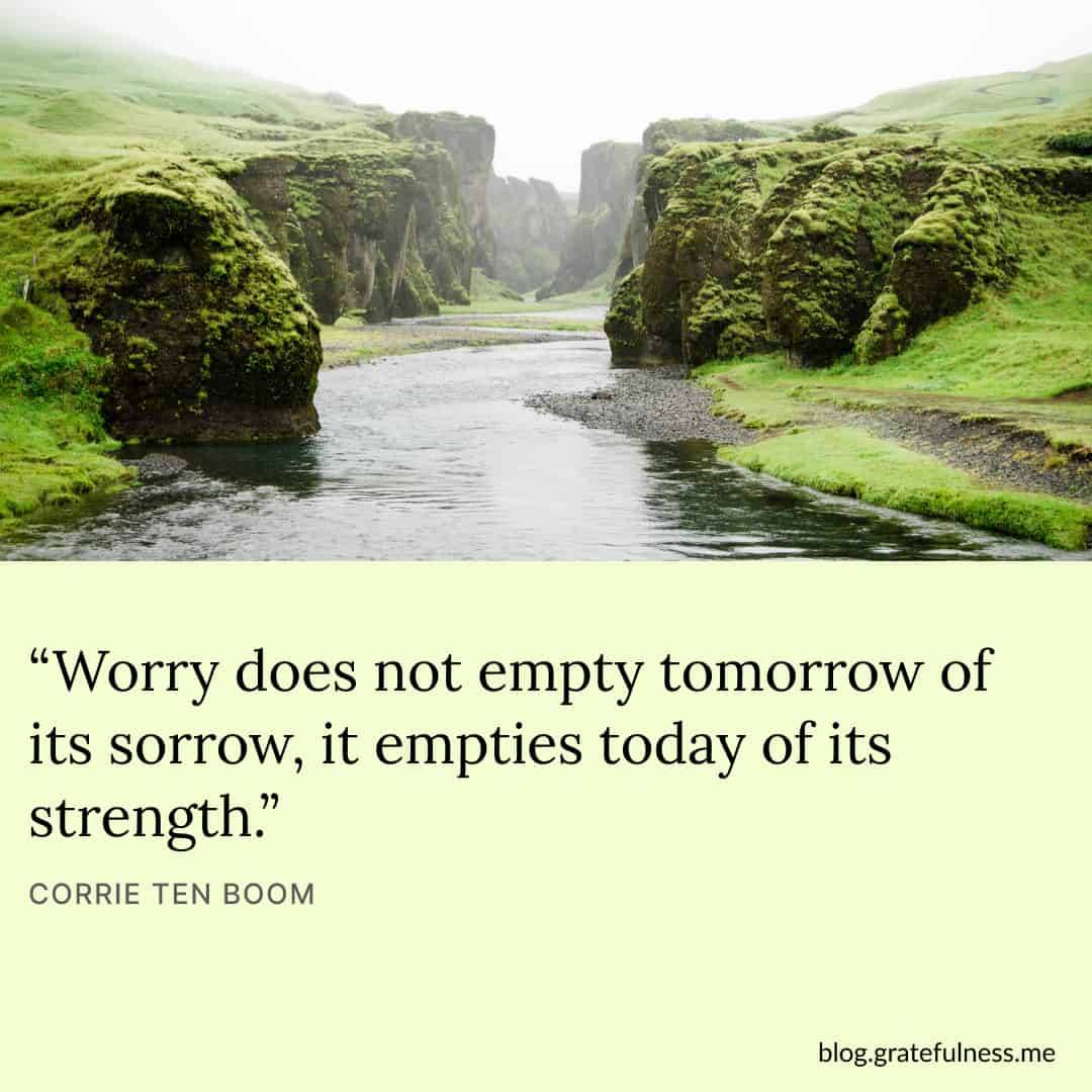 Image with strength quote by Corrie Ten Boom