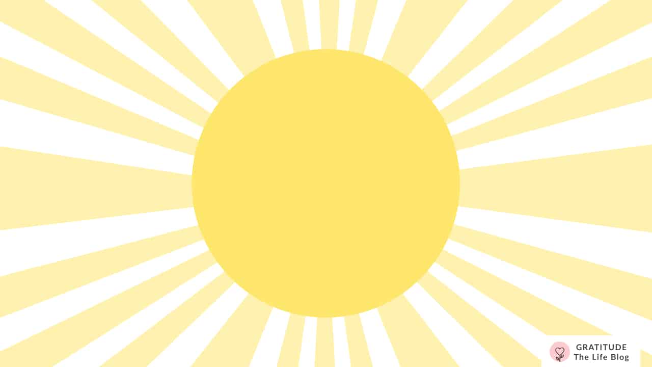 mage with illustration of a bright sun with its rays spreading all around