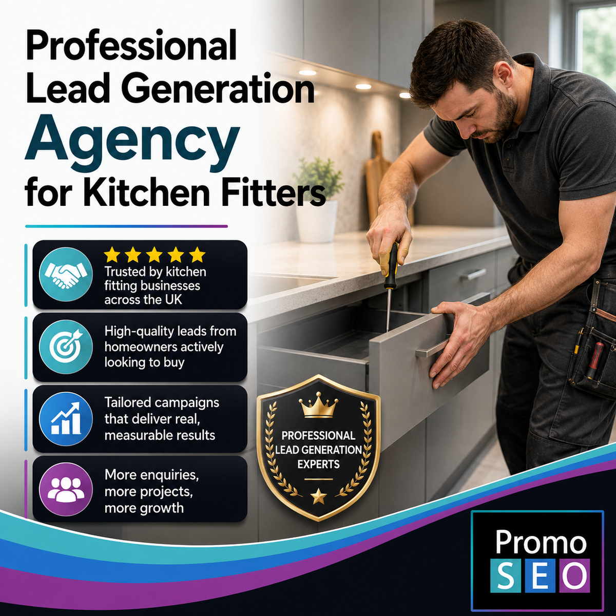 Professional Lead Generation Agency for Kitchen Fitters