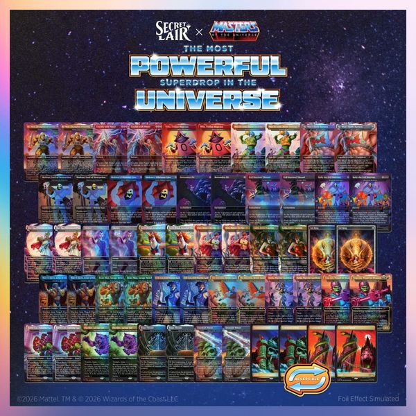 Let's take a look at "The Most Powerful Superdrop in the Universe" from Secret Lair