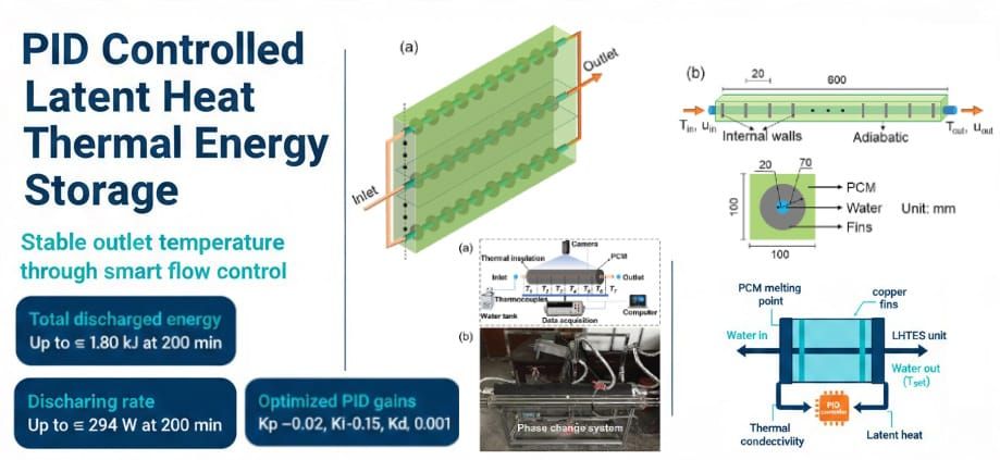 [Article] Dynamic discharging performance of a latent heat thermal energy storage system based on a PID controller