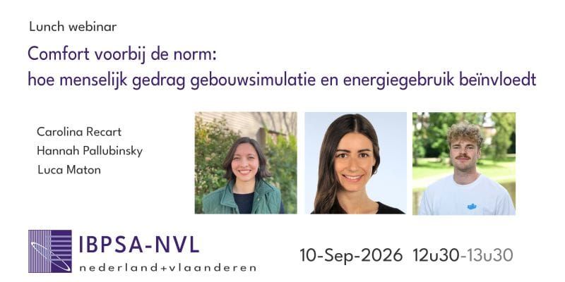 [Webinar NL] Comfort voorbij de norm: hoe menselijk gedrag gebouwsimulatie en energiegebruik
