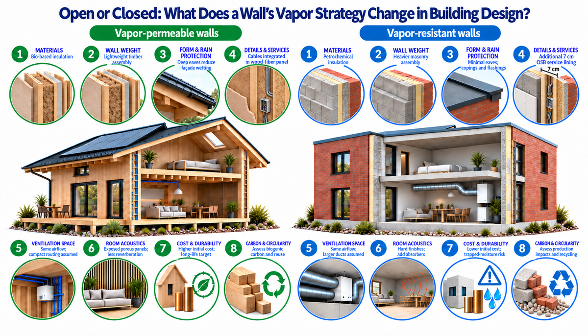 🏗️ Open or Closed? What Does a Wall’s Vapor Strategy Change in Building Design?