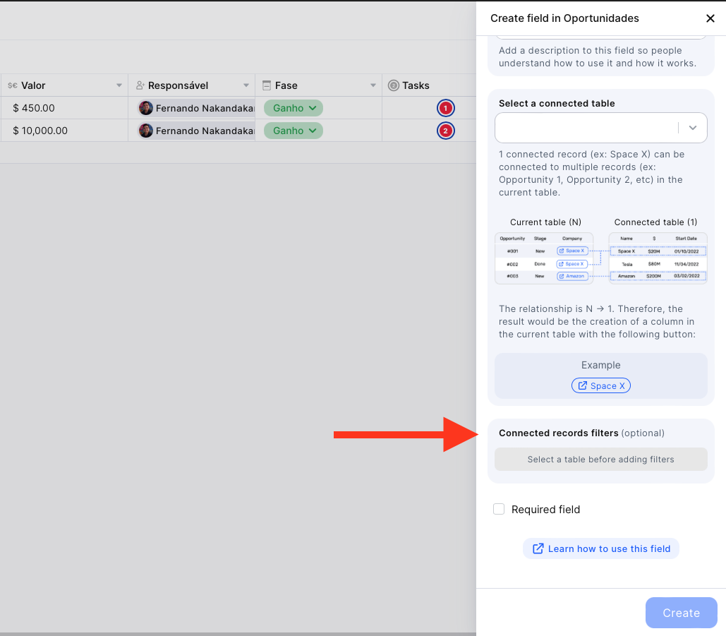 Como filtrar dados conectados no CRM personalizado sem programar