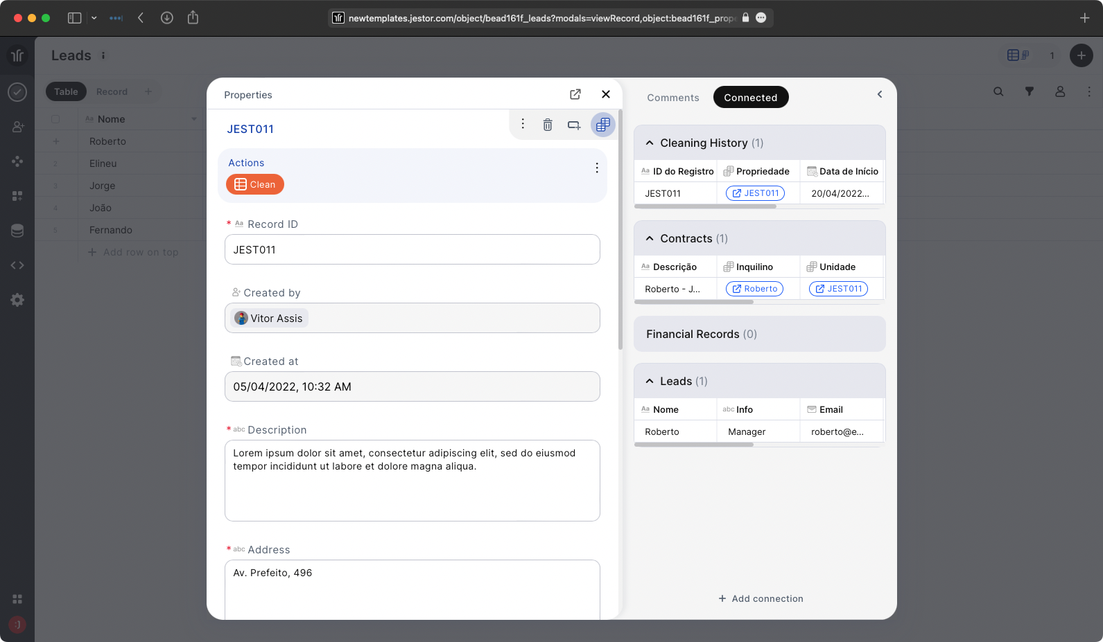 Jestor Excel spreadsheet solution for business