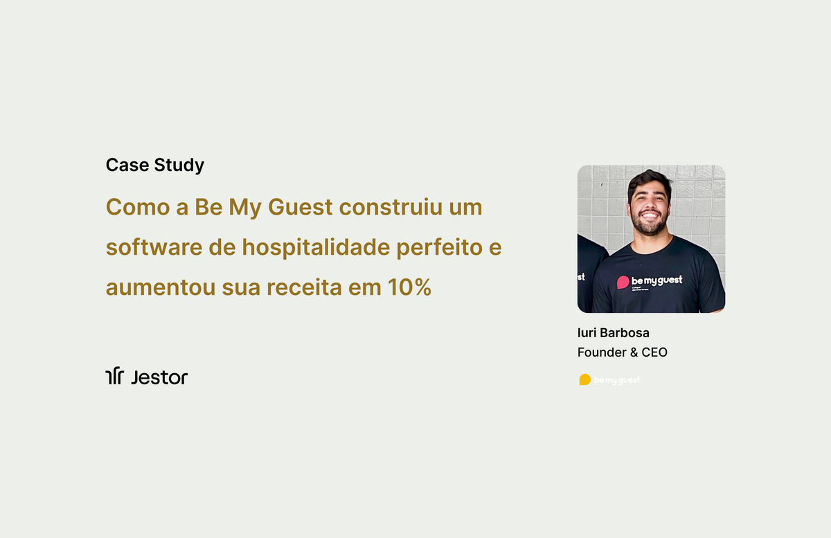 Como a Be My Guest construiu um software de hospitalidade perfeito e aumentou sua receita em 10%