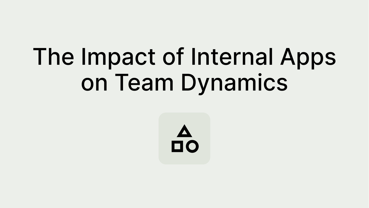Intellectual Empowerment: Internal Apps for Innovation Teams