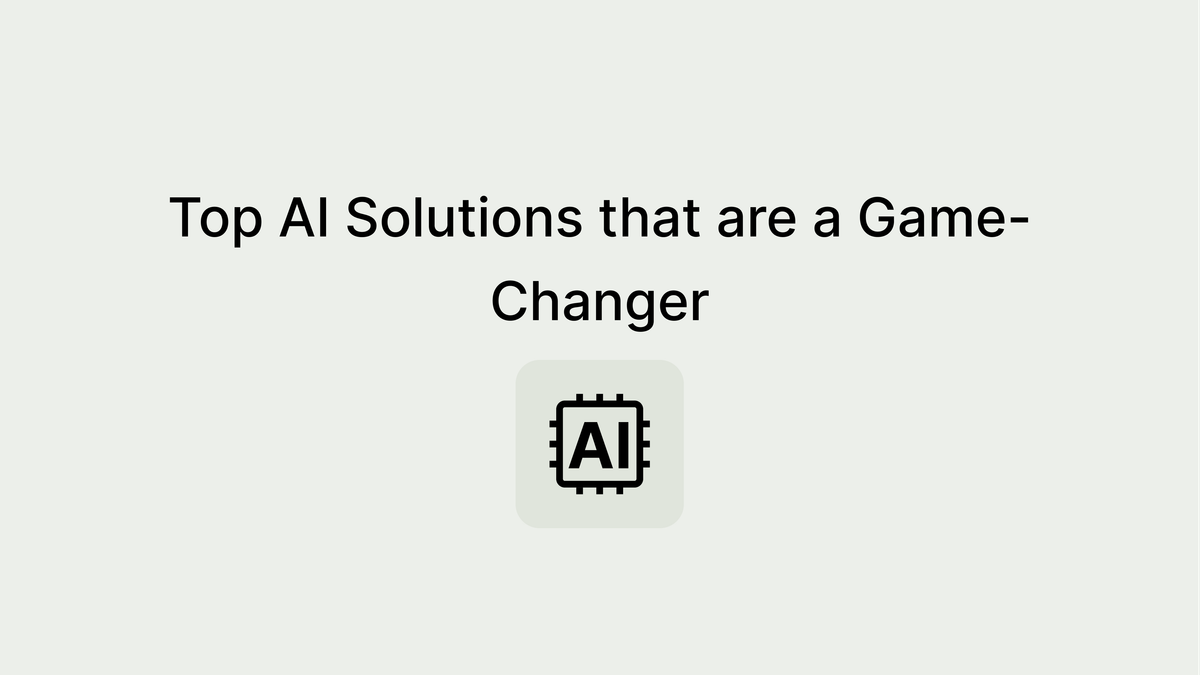 Unveiling Top AI Solutions