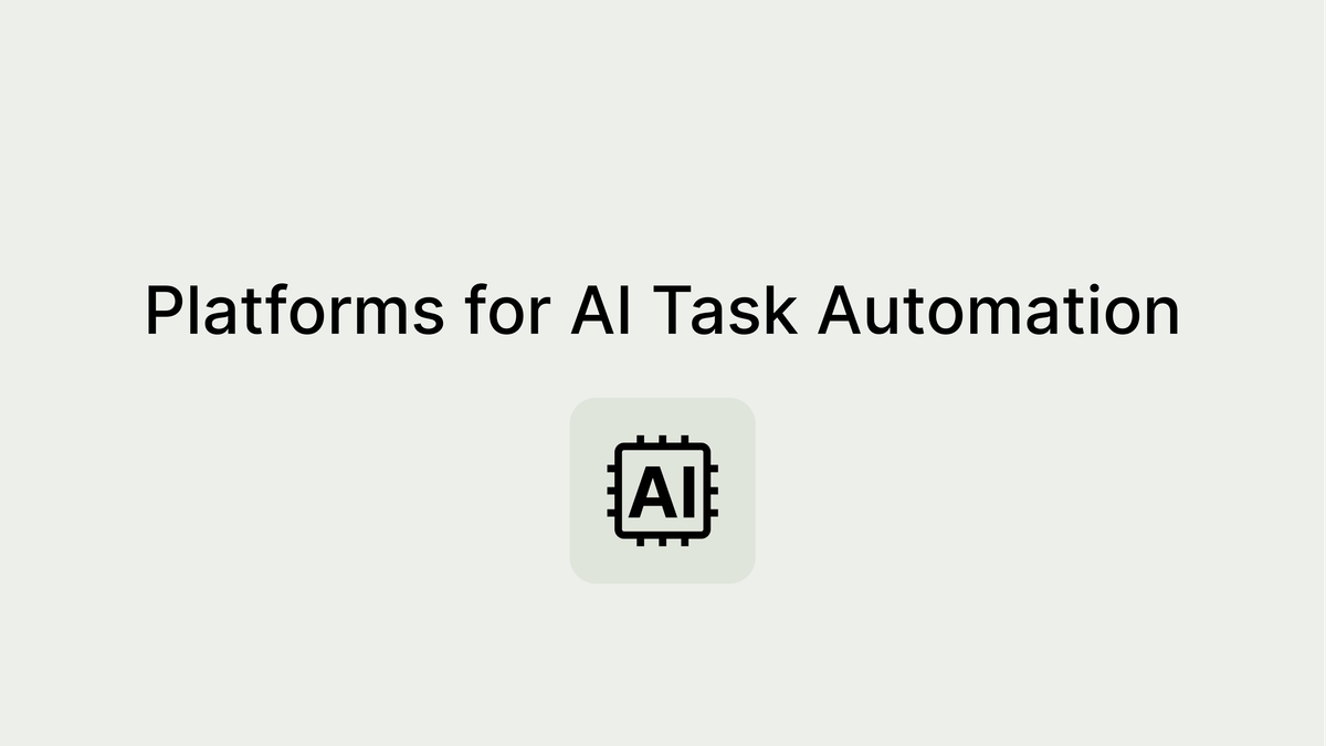 How to Leverage AI for Internal Task Automation
