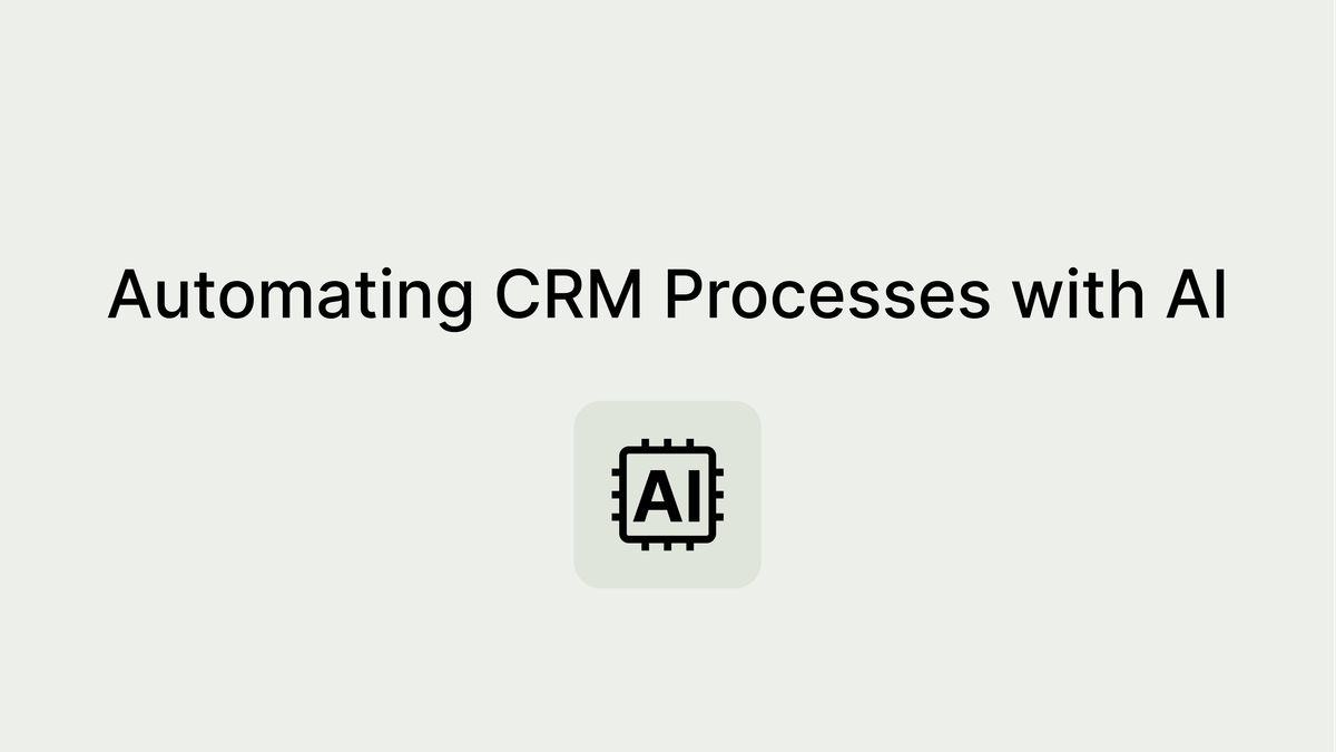 How to Automate Sales Processes with AI