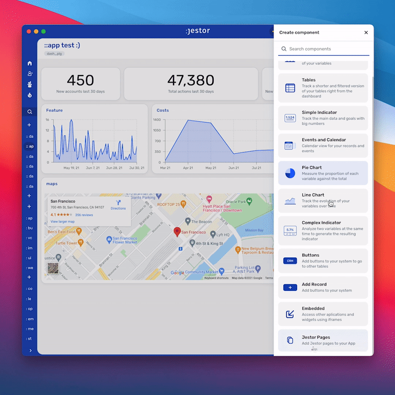Launching Pages: a new component to add a complex App inside an App, app inception