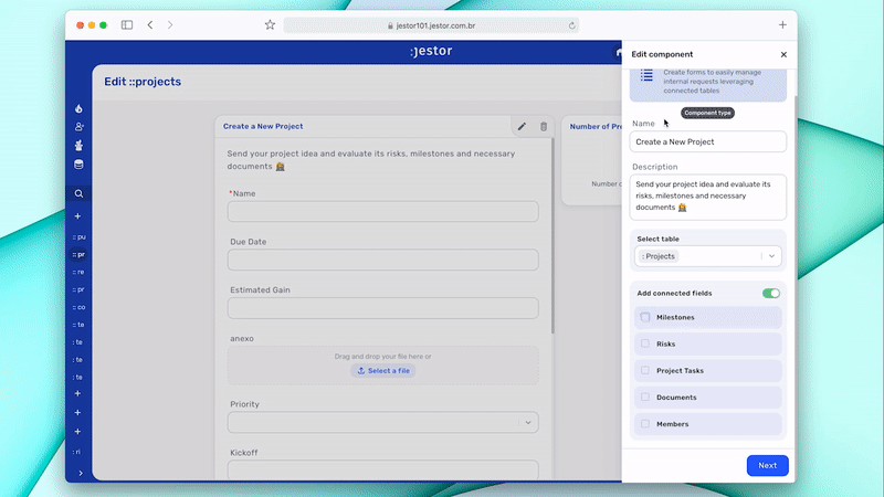 Launching Internal Forms: create forms with connected records in your App. Use 1 form instead of multiple forms, all connected.