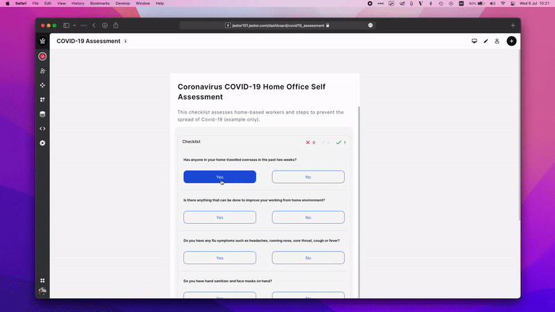 Launching Checklist Field