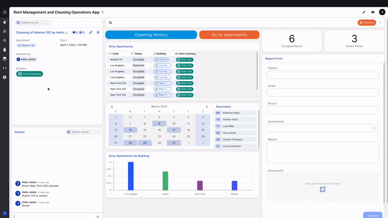 Jestor’s Apartment Rent Management & Cleaning Operations Template.